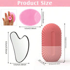 Beauty Massage Face Ice Tray Ice Roller Facial Ice Compress Anti-puffy Face Ice Tray Beauty Supplies Silicone Ice Tray