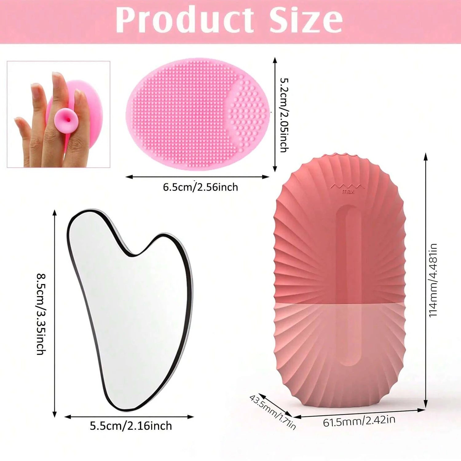 Beauty Massage Face Ice Tray Ice Roller Facial Ice Compress Anti-puffy Face Ice Tray Beauty Supplies Silicone Ice Tray