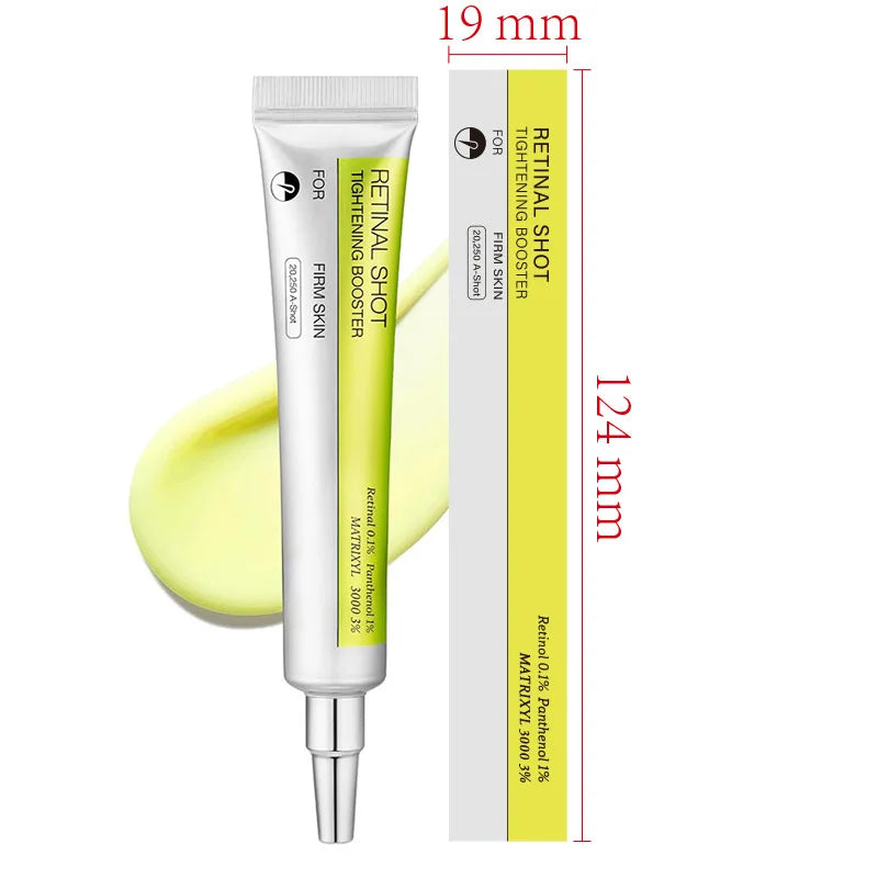 Retinol Firming Eye Cream: verwijdert fijne lijntjes, verwijdert oogzakken en hydrateert de huid rond de ogen