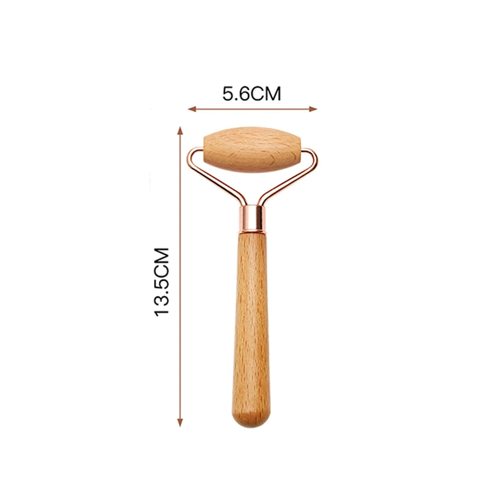 Wooden Face Spa Massager Maderoterapia Face Slimming Massage Roller Wood Therapy Gua sha Facial Lifting Stick Wrinkle Remover