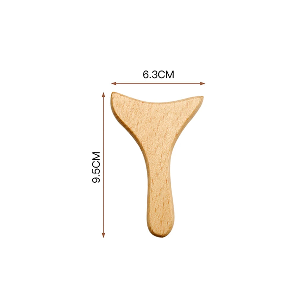 Wooden Face Spa Massager Maderoterapia Face Slimming Massage Roller Wood Therapy Gua sha Facial Lifting Stick Wrinkle Remover
