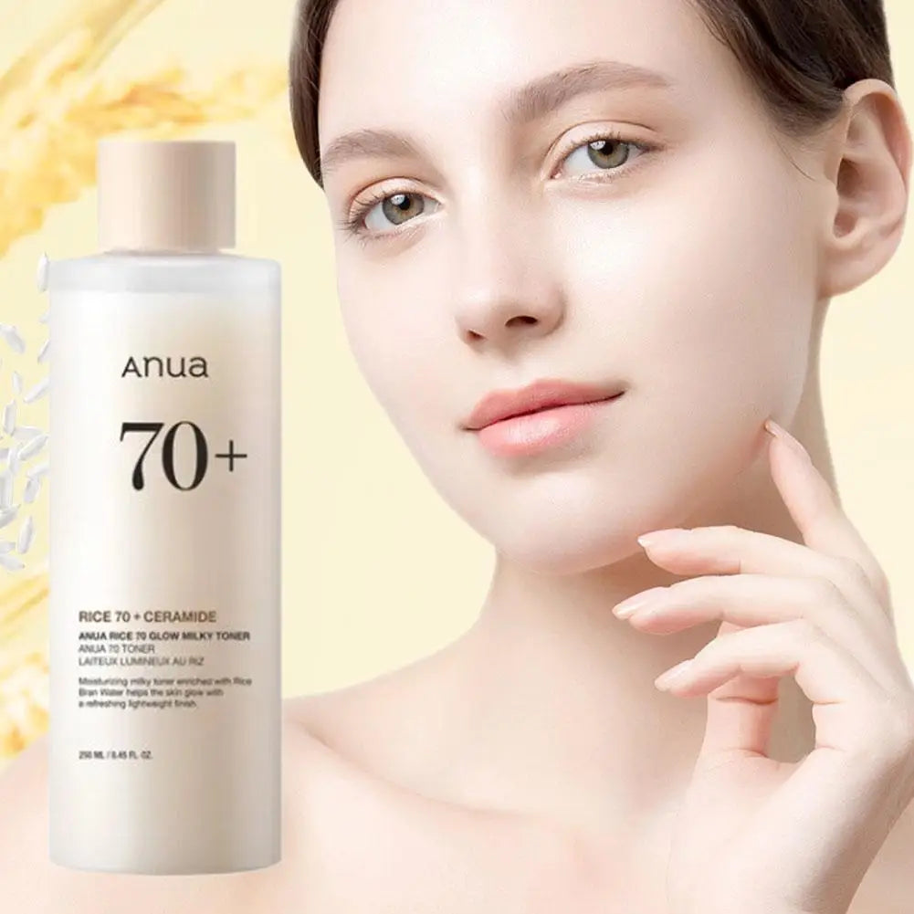 70+Toner 250ml Hydrateert herstelt de huidbarrière, verstevigende hydraterende gezichtshuidtoner voor de vette en gevoelige huid, poriënverzorging